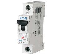 Eaton Disjoncteur Magnétique 16A, 1P, Courbe D, IP66, Automatique, Montage sur Rail DIN, 1 Unité, Normalement Ouvert, Bascule, Lame, 1 Voie, Magnétique, Cuivre, Boîte de 12