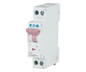 Eaton Disjoncteur miniature Pln6-B32/1N-32, 32 A, 1P+N