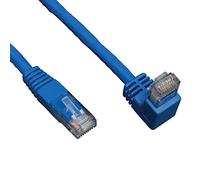Eaton Down-Angle Cat6 Gig Molded UTP Cable, RJ45 Right-Angle Down, RJ45 Male-to-Male Cable, Blue, 10 Feet / 3.05 m (N204-010-BL-DN)