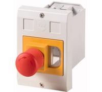 Eaton E-PKZ01-PVT 281636 montage encastré, avec arrêt d'urgence (L x l x H) 129 x 90 x 176 mm gris, rouge, jaune 1 pc(s)