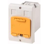 Eaton E-PKZ01-SVB 281635 montage encastré, refermable (L x l x H) 80 x 85 x 129 mm gris, jaune 1 pc(s)