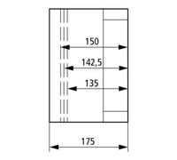 Eaton Eaton Boîtier individuel avec préembossages métriques CI43E-150 Quantité:1