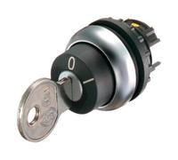 Eaton 216517 Clé Interrupteur, 1 NO + 1 NC, 2 positions, fixation frontale