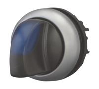 Eaton Eaton Bouton de sélection lumineux avec bouton moleté 3 positions, bleu M22-WRLK3-B Quantité:5