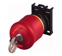 Eaton Bouton-poussoir d'arrêt d'urgence M22-PVS/K01 1 NF (R) IP66/IP67/IP69 1 pc