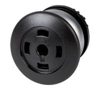 Eaton Eaton Bouton-poussoir champignon noir, vierge M22-DP-S-X Quantité:5