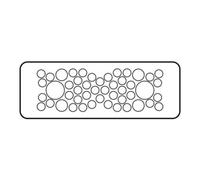 Eaton Eaton Bride à passage en mousse caoutchouc IP54 pour boîtier CI FL4-D Quantité:1