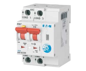 Eaton Eaton Interrupteur de protection incendie 2 pôles, B10A, 30mA AFDD-10/2/B/003-A Quantité:1