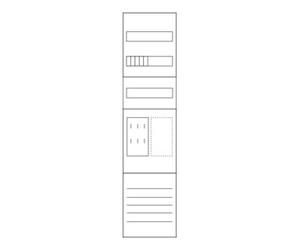 Eaton Eaton Tableau de comptage 1ZP, 5 pôles ZSD-M17B0013 Quantité:1