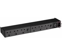 Eaton EFLX6B Unité de distribution de courant (PDU) 6 sorties AC 1U noir
