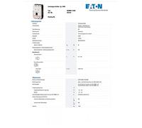 Eaton Electric GmbH Disjoncteur NZMN1-A160 tripolaire 160A, Bouton + interrupteur, Blanc, Noir