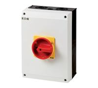 Eaton Electric GmbH Interrupteur principal pour montage en saillie P3-100/I5/SVB/N, Bouton + interrupteur, Gris, Rouge
