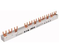 Eaton EP-501070 FOURCHE EVGK, TRIPHASÉ, L1 - L2 - L3 - X + L1 - L2 - L3 Rail de phase gris 63 A 1 pc(s)