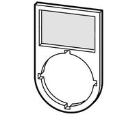 Eaton Étiquette de touche supplémentaire M22S-ST-D7, Bouton + interrupteur, Noir