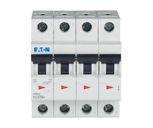 Eaton Faz-C16/4 Disjoncteur MCB 4 Pôles 16A - 279061