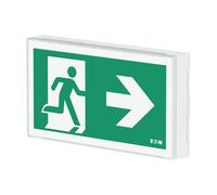 Eaton FlexiTech LED Lumière De Sortie De Secours Murale 20m IP66 - FT2EW4IUCGL18IP