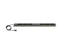 Eaton G4 - Basic - unité de distribution secteur (rack-montable) - CA 200-240 V - 3.7 kW - monophasé - entrée : IEC 60320 C20 16A - connecteurs de sortie : 24 (12 x IEC 60320 C13, 12 x IEC 60320...