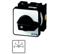 Eaton Commutateur à cames T0-2-8242/E Commutateur électrique, Bouton + interrupteur, Blanc, Noir