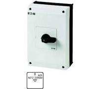 Eaton Interrupteur à came Structure de l'interrupteur à 4 pôles 63 A, Bouton + interrupteur, Blanc, Noir