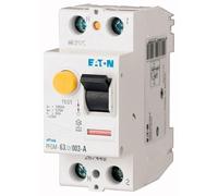 EATON INTERRUPTEUR DIFFERENTIEL - Blanc - MANETTE NOIRE - 2 POLES / 40 A / 30 MA - TYPE AC - Raccordement à vis 264280 (PFGM-40/2/003)