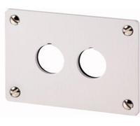 Eaton M22-E2 Cadre de montage 2 emplacements (Ø x H) 22 mm x 72 mm gris 1 pc(s)
