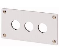 Eaton M22-E3 Cadre de montage 3 emplacements (Ø x H) 22 mm x 72 mm gris 1 pc(s)