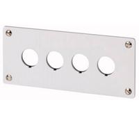 Eaton M22-E4 216545 Cadre de montage 4 emplacements (Ø x H) 22 mm x 72 mm gris 1 pc(s)