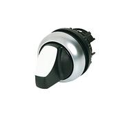 Eaton Bouton sélecteur M22-WK – Collerette plastique, levier noir – 1 pc