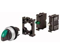 Eaton M22-WRLK-G-K10LED-BVP Sélecteur collerette plastique levier vert 1 pc(s)