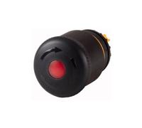 Eaton M22S-PVLT Bouton-poussoir STOP/Maintien éclairé noir rotatif 271540, Bouton + interrupteur, Noir