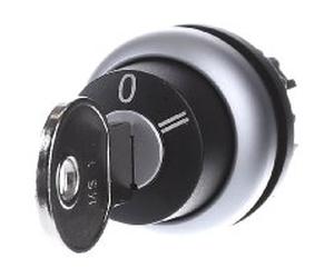 Eaton M22WS3 Bouton de sélection IP66 Noir 3 positions ON-OFF 3A