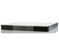 Eaton Onduleur 5P 650 IR - Line Interactive UPS Rack 1U - 5P650IR - Puissance 650VA (4 Prises IEC C-13 10A, Parasurtenseur, Batterie) - Ecran LCD Graphique - Noir