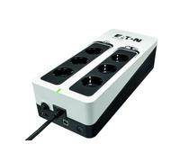 Eaton Onduleur Parafoudre Eaton 3S 550 DIN - Off-line UPS - Alimentation Sans Interruption - Puissance 550VA (6 prises DIN, Parasurtenseur, Silencieux) - Interface USB (câble inclus) - Noir&Blanc