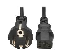 Tripp Lite Series - Câble d'alimentation - power CEE 7/7 (M) pour power IEC 60320 C13 - CA 100-250 V - 10 A - 3 m - noir - Europe
