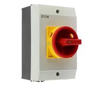 Eaton P1-25/I2/SVB/N Sélecteur (3P+N) 25A Avec Boîtier, Arrêt D'Urgence