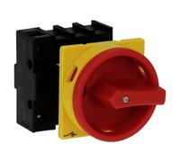 Eaton P1-40/EA/SVB/N Commutateur à cames refermable, avec arrêt d'urgence 40 A 690 V 1 x 90 ° jaune, rouge 1 pc(s)