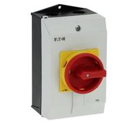 Eaton P1-40/I2H/SVB Interrupteur ON-OFF avec arrêt d'urgence, verrouillable 40 A 690 V 1 x 90 ° gris, noir, rouge, jaune 1 pc(s)