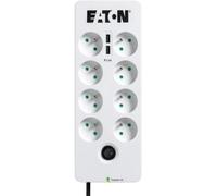 Eaton Multiprise parafoudre Protection Box 8 prises + 2 USB 2500 W Blanc