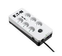 Eaton PB6TUF protection surtension Noir, Blanc 6 sortie(s) CA 220 - 250 V 1,5 m