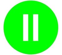 Eaton Plaque de touche, plate verte, II 218168, Bouton + interrupteur, Vert