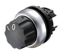 Eaton PowerWare Eaton 216853 M22-W Bouton-poussoir de sélection Bague frontale plastique Commutateur rotatif noir 1 pc.