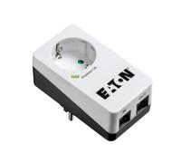 Multiprise/Parafoudre - EATON Protection Box 1 Tel DIN - PB1TD - 1 prise DIN + 1 prise tel/RJ - Blanc & Noir