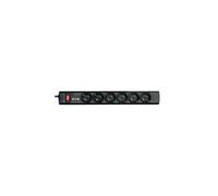 EATON Protection Strip 6 DIN bloc 6 prises avec protection contre les surtensions noir