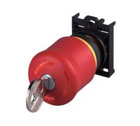 Eaton Bouton-poussoir d'arrêt d'urgence M22-PVS/K01 1 NF (R) IP66/IP67/IP69 1 pc
