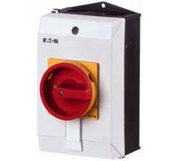 Eaton T0-2-1/I1/SVB Commutateur à cames 20 A 690 V 1 x 90 ° jaune, rouge 1 pc(s)