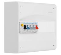 EATON - Tableau 1 rangée pré-équipé 1 inter. diff. 63A type A + 4 disjoncteurs