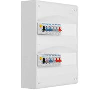 EATON - Tableau 2 rangées pré-équipé 2 inter. diff. 63A + 10 disjoncteurs