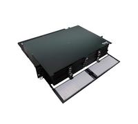 Eaton Tripp Lite 2U Boîtier d'épissure Fibre Optique à Montage en Rack, 288 connexions APC monomode, 144 Ports Duplex LC, 12 Cassettes, boîte d'épissure en Fibre, Garantie Fabricant à Vie (N600P-288A