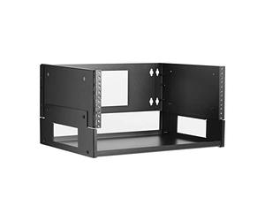 Eaton Tripp Lite 4U Support Mural avec étagère pour Petits commutateurs et Panneaux de Brassage, charnière (Noir) (SRWO4UBRKTSHELF)