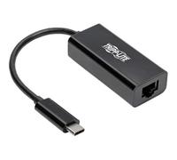 Eaton Tripp Lite Adaptateur réseau USB-C vers Gigabit, USB Type C vers Gbe, Compatible Thunderbolt 3, 10/100/1000 mégabits par Seconde, Garantie de 3 Ans (U436-06N-GB)